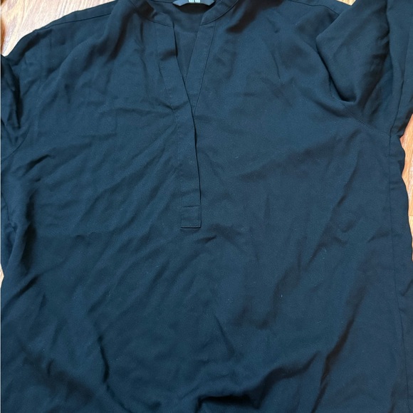 Uniqlo Black Long Sleeve Blouse - Picture 3 of 7